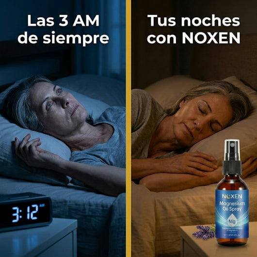 NOXEN™ | Spray de Magnesio para Dormir de Corrido