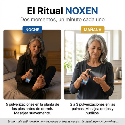 NOXEN™ | Spray de Magnesio para Dormir de Corrido