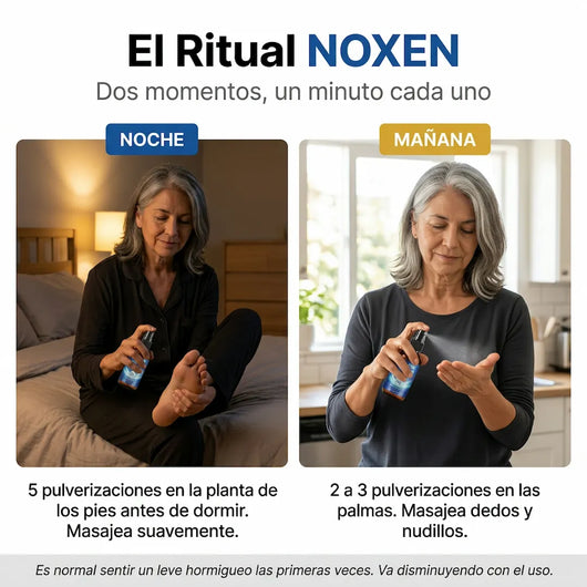 NOXEN™ | Magnesio en Spray para Dormir y Recuperar tu Energía